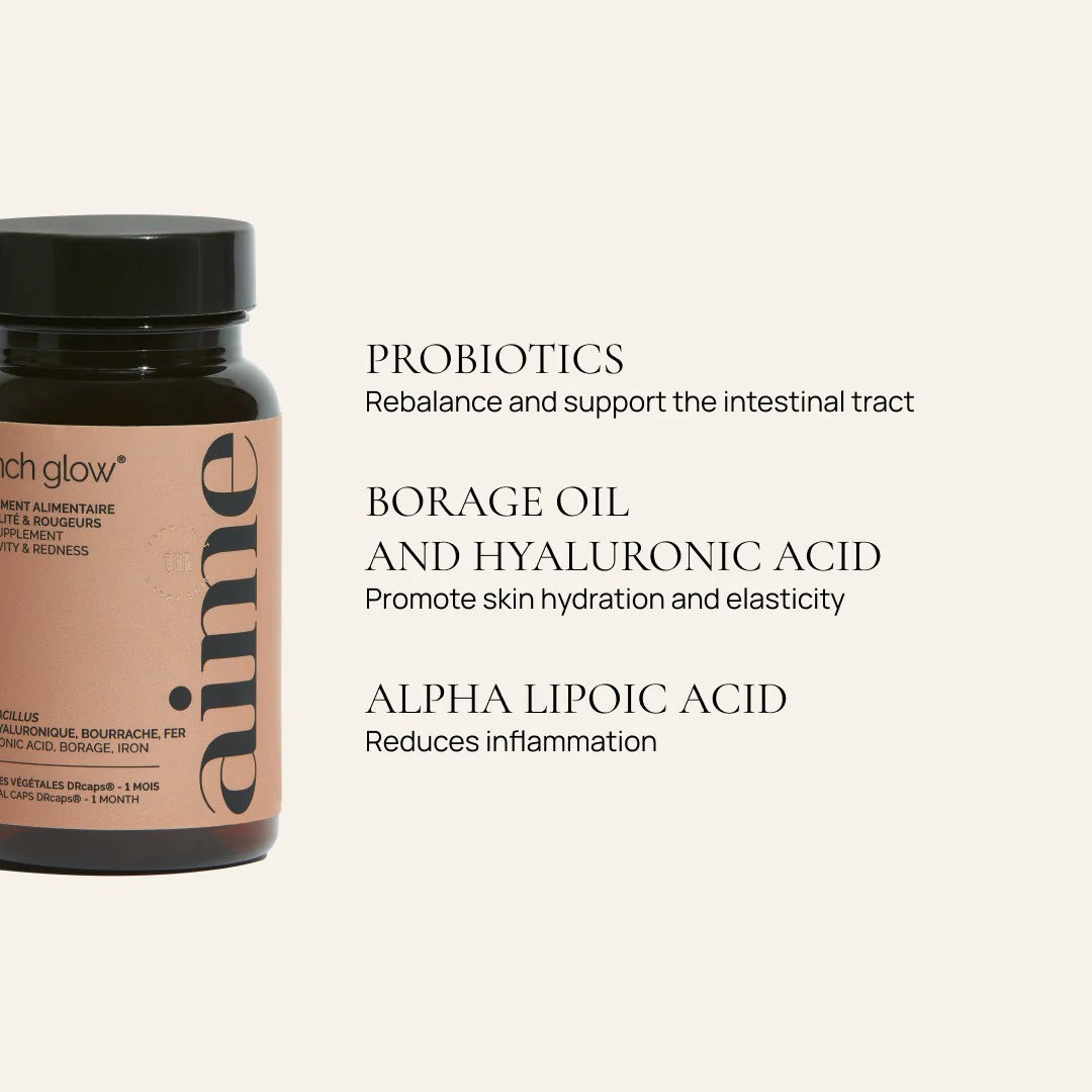 French Glow - Compléments alimentaires pour les rougeurs et la sensibilité