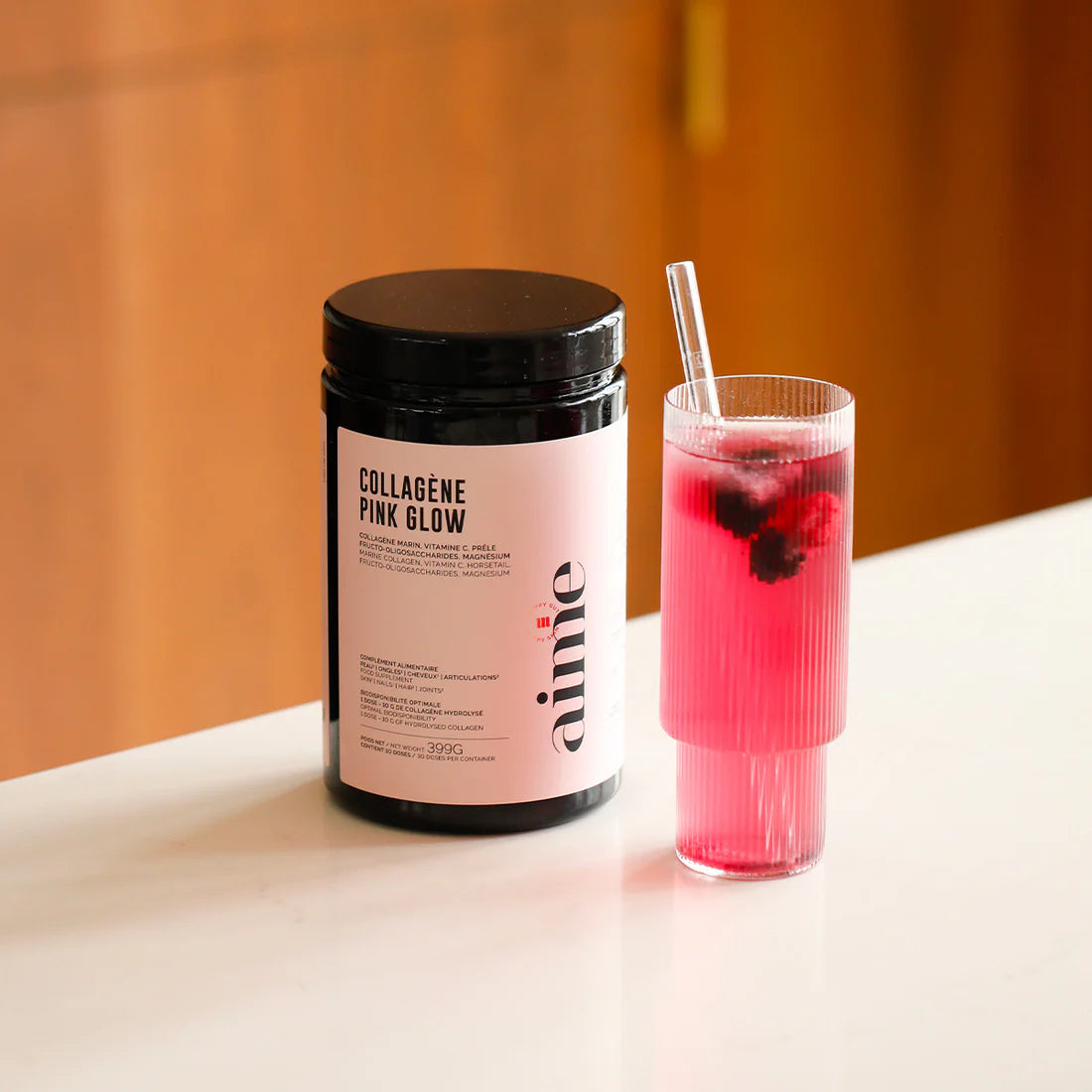 Collagene Pink Glow - Supplément de collagène